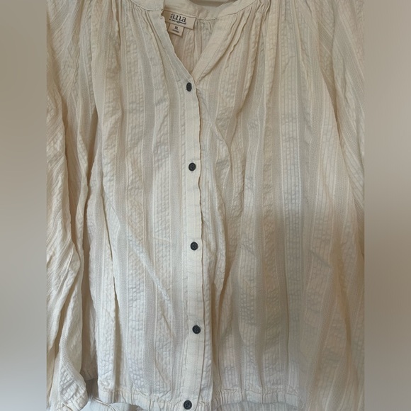 A.n.a long sleeve button blouse - Picture 3 of 6